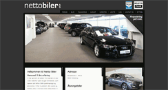 Desktop Screenshot of nettobiler.dk